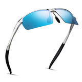 SOXICK Polarized Sunglasses for Men Women - Adjustable Metal Frame Driving Glassses (FDA Approved)