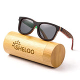 Skateboard Wood Sunglasses Polarized Lens Hand-made A Pair Of Legs For Free