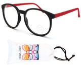 E25-vp  Clear Lens Wayfarer Panto Eyeglasses Glasses