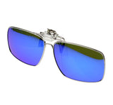 Mens&Womens Retro Polarized Clip on Flip up Plastic Sunglasses