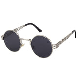 Gothic John Lennon Metal Spring Frame Round Steampunk Sunglasses Retro Circle Shade Available