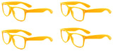 Neon Color 80's Retro Classic Party Nerd Clear Lens Glasses