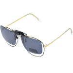 - New Polarized Clip on Mirrored Lens Sunglasses