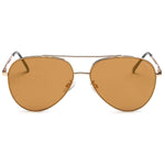 Aviator Sunglasses Unisex Flat Lens Mirrored Metal Classic Shades DSR003