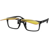 Clip on Sunglasses Polarized Flip Up Clip onto prescription eyeglasses Set of 2 for Men and Women