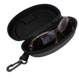 Sport Portable Travel Zipper Sunglasses/Eyesglasses Hard Case Box Bag With Hook