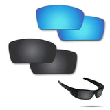 Anti-saltwater Polarized Replacement Lenses for Oakley Gascan Sunglasses 2 Pairs Packed