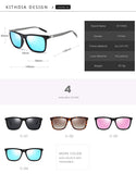 Polarized Aluminum Legs Sunglasses Vintage Sun Glasses For Men/Women A387