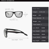 Photochromic Sunglasses Men Women HD Polarized Sports Cycling Glasses