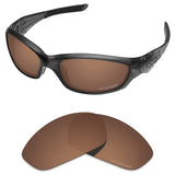 Performance Replacement Lenses for Oakley Straight Jacket 2007 Sunglass Polarized Etched