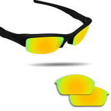 Anti-saltwater Replacement Lenses for Oakley Flak Jacket Sunglasses - Various Colors