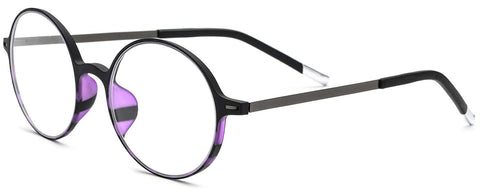 Titanium TR90 Round Optical Prescription Glasses Frame Eyewear for Women 526