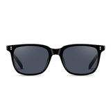 Retro Square Polarized Sunglasses for Men and Women, 100% UV Protection