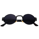 Gothic John Lennon Metal Spring Frame Round Vintage  Steampunk Sunglasses