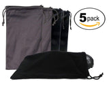 5X microfiber sunglasses glasses gadgets cleaning & storage pouch