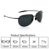 Premium Mens Sports Designer Fashion Driving Super light Frame Sunglasses with UV Lenses, Made in Italy