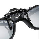 Polarized Clip-on Sunglasses Over Prescription glasses For Driving Fishing