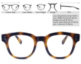 Oversized Square Thick Horn Rimmed Clear Lens Glasses Rivet Non-prescription Frame