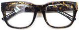 Nerd Geek Retro Eye Glasses Clear Lens Classic Oversized Square Horn Rim Spectacles