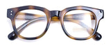 Oversized Square Thick Horn Rimmed Clear Lens Glasses Rivet Non-prescription Frame
