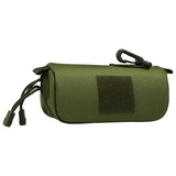 SR Tactical Molle Sunglasses Case Outdoor Portable Shockproof 1000D Nylon Hard Clamshell Carrying Glasses Case