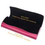 Aluminum Slim Frosted Eyeglasses Case for Large Frames