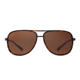 Retro Polarized Aviator Sunglasses Mirror Lightweight Eyeglasses for Men Women