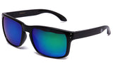 Newbee Fashion Men's Simple Squared Keyhole Revo Sunglasses -BUY 4 GET 20% OFF