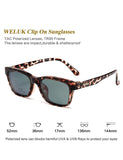 Optical glasses Frame with Magnetic Polarized Reflective Sunglasses Clips