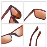 Polarized Sunglasses for Men Driving Mens Sunglasses Rectangular Vintage Sun Glasses For Men/Women