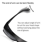 Polarized Sunglasses - Wear Over Prescription Glasses for Sports