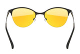 UV Protection,Anti Blue Rays,Reduce Eyestrain,Cat-eye Half-Rim Computer Reading Glasses