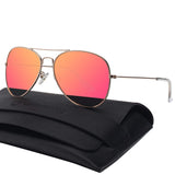 Lightweight Colorful Mirror Revo Lens Polarized Aviator Sunglasses 85832