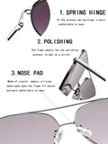 Aviator Sunglasses Unisex Flat Lens Mirrored Metal Classic Shades DSR003