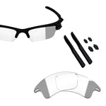 Anti-salt Polarized Replacement Lenses & Sock Kit for Oakley Fast Jacket XL