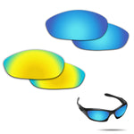 Anti-saltwater Polarized Replacement Lenses for Oakley Monster Dog 2 Pairs Pack