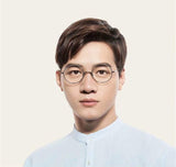 Three Fourths Glasses Frame for men Gap Design Prescription Eyeglasses 50mm