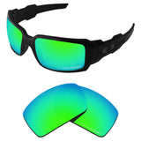 Performance Replacement Lenses for Oakley Oil Drum Sunglass Polarized Etched