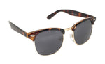 - Premium Half Frame Horn Rimmed Sunglasses Assorted Color Frames and Lenses Semi Rimless