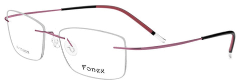 Titanium Rimless Glasses Frame Eyewear for Women Men Light-Weight 9203