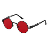 Gothic John Lennon Metal Spring Frame Round Steampunk Sunglasses Retro Circle Shade Available