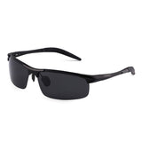 Sports Polarized Al-Mg sunglasses Metal Spring Hinge Fishing Cycling Glasses Men