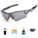 Polarized Sunglasses Men Women Sport Glasses 5 Interchangeable Lenses