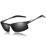 Polarized Sport Mens Sunglasses HD Lens Metal Frame Driving Shades FD 9005
