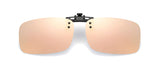 Polarized Clip-on Flip Up Rimless Sunglasses for Prescription Glasses