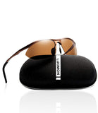 LM3129 70mm Polarized Wrap-Around Sport Sunglasses