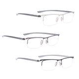 READING GLASSES 3 pack Half-rim Readers