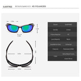 Sport Polarized Sunglasses for Male Mens Fashion Shades Mirror HD UV400 Eyeglasses 1003