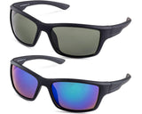 Sport Wrap Rubber Sunglasses
