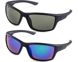 Sport Wrap Rubber Sunglasses